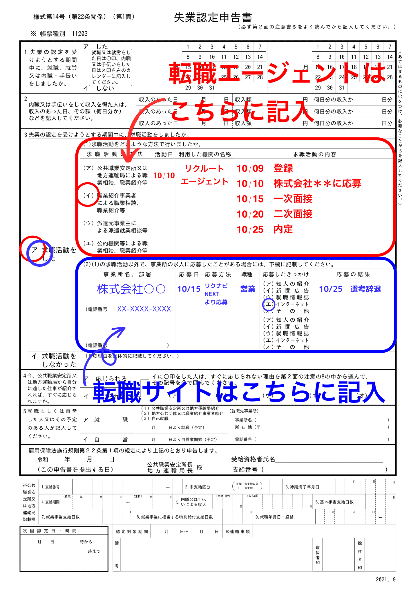 失業認定申告書の書き方完全攻略！不支給を防ぐ記入例と実績作り