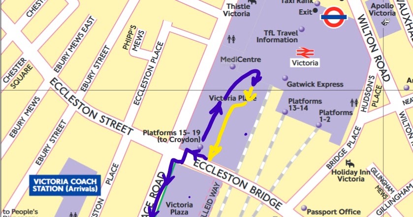 How Far Is Victoria Station from Victoria Coach Station