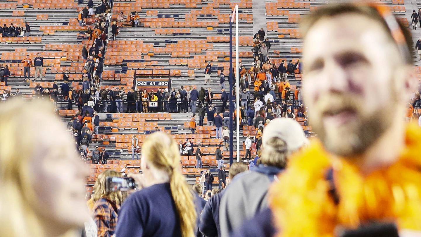 Score on Auburn Game