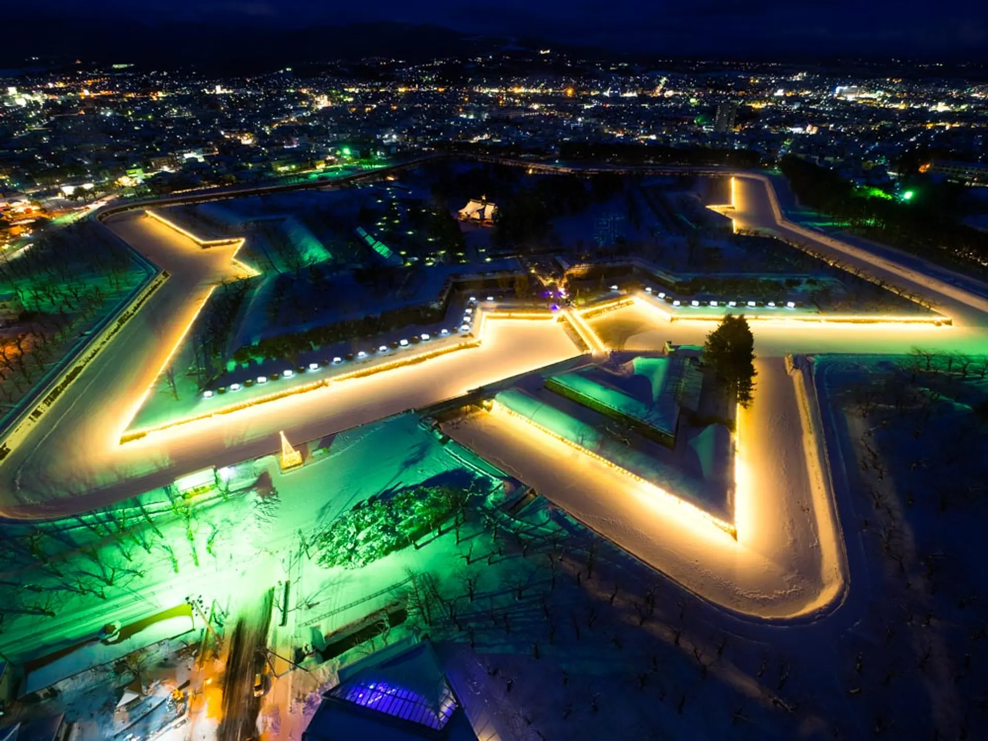 五稜郭ライトアップ2026最新！点灯時間と絶景の真相を徹底取材