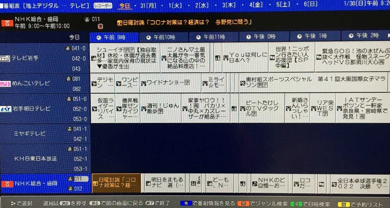 【2026最新】宮城のテレビ番組表！今日注目の特番と見逃し配信