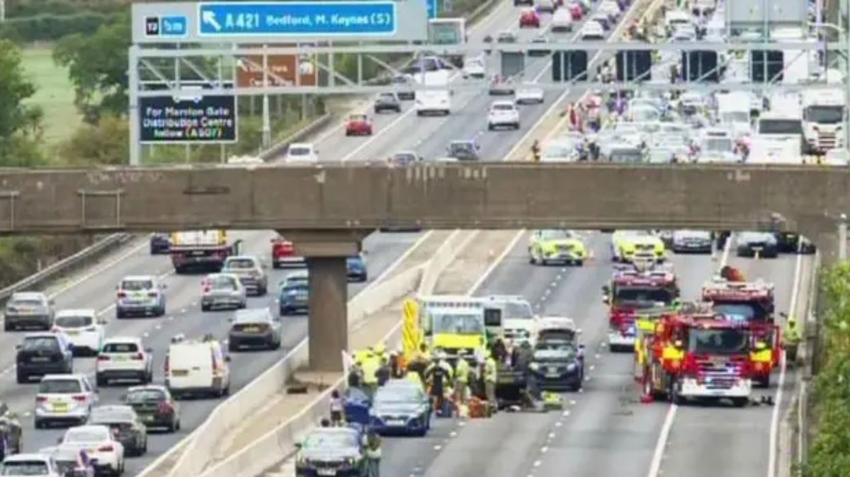 Accident on the M1 This Morning