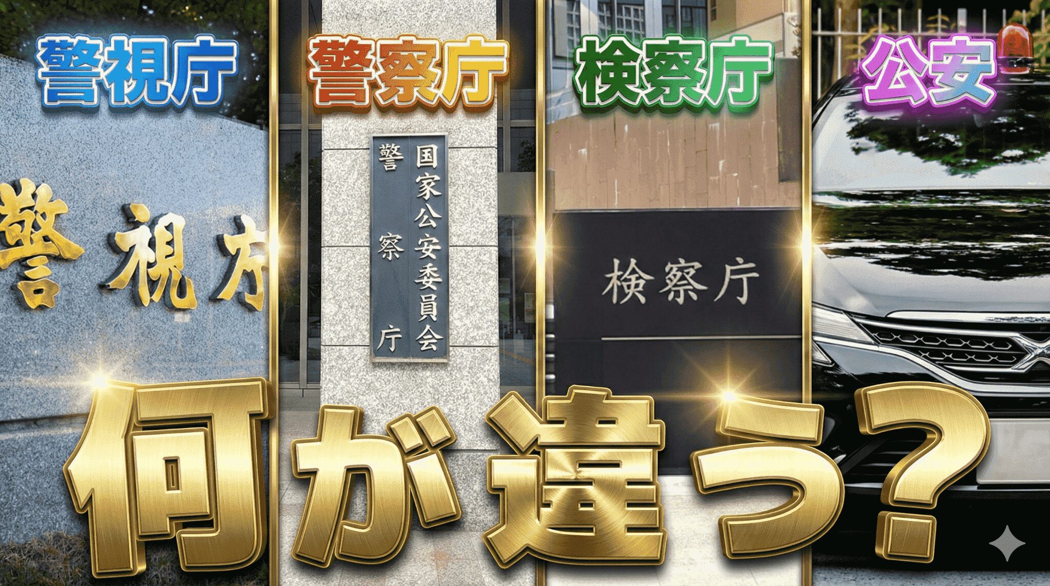 警視庁と警察庁の違いは？どっちが偉いか序列・年収・役割を徹底解説