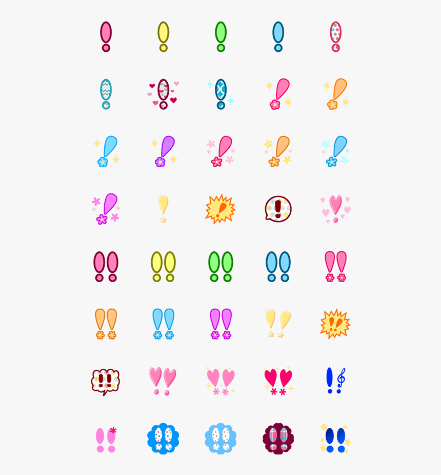 かわいいビックリマーク決定版！コピペで映える特殊文字と絵文字一覧
