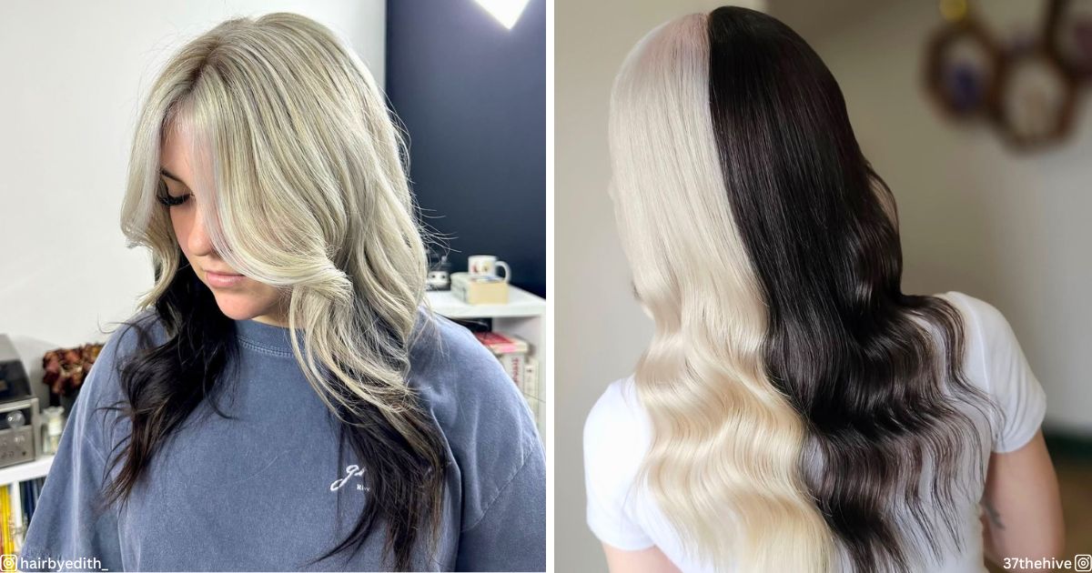 Black on Blonde Hair