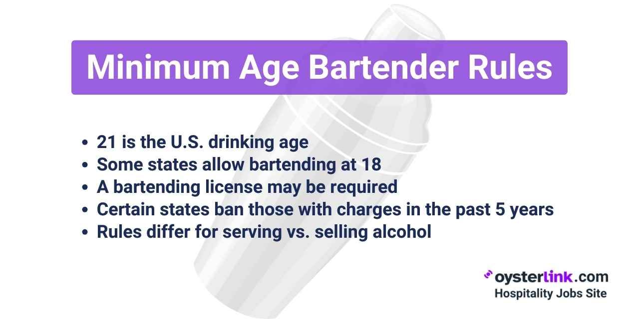 Minimum Age for Bartending