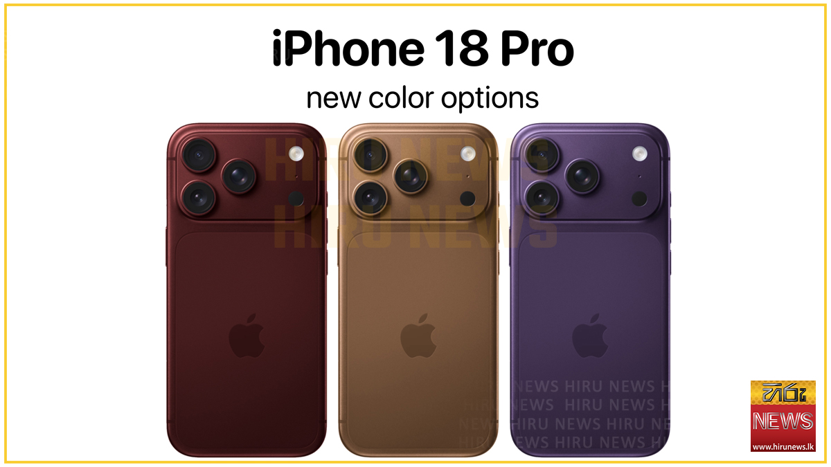 New Iphone Colors: Iphone 18 Pro in Burgundy, Glacier, Silver and Black