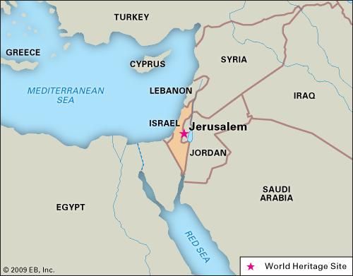Geographical Location of Jerusalem