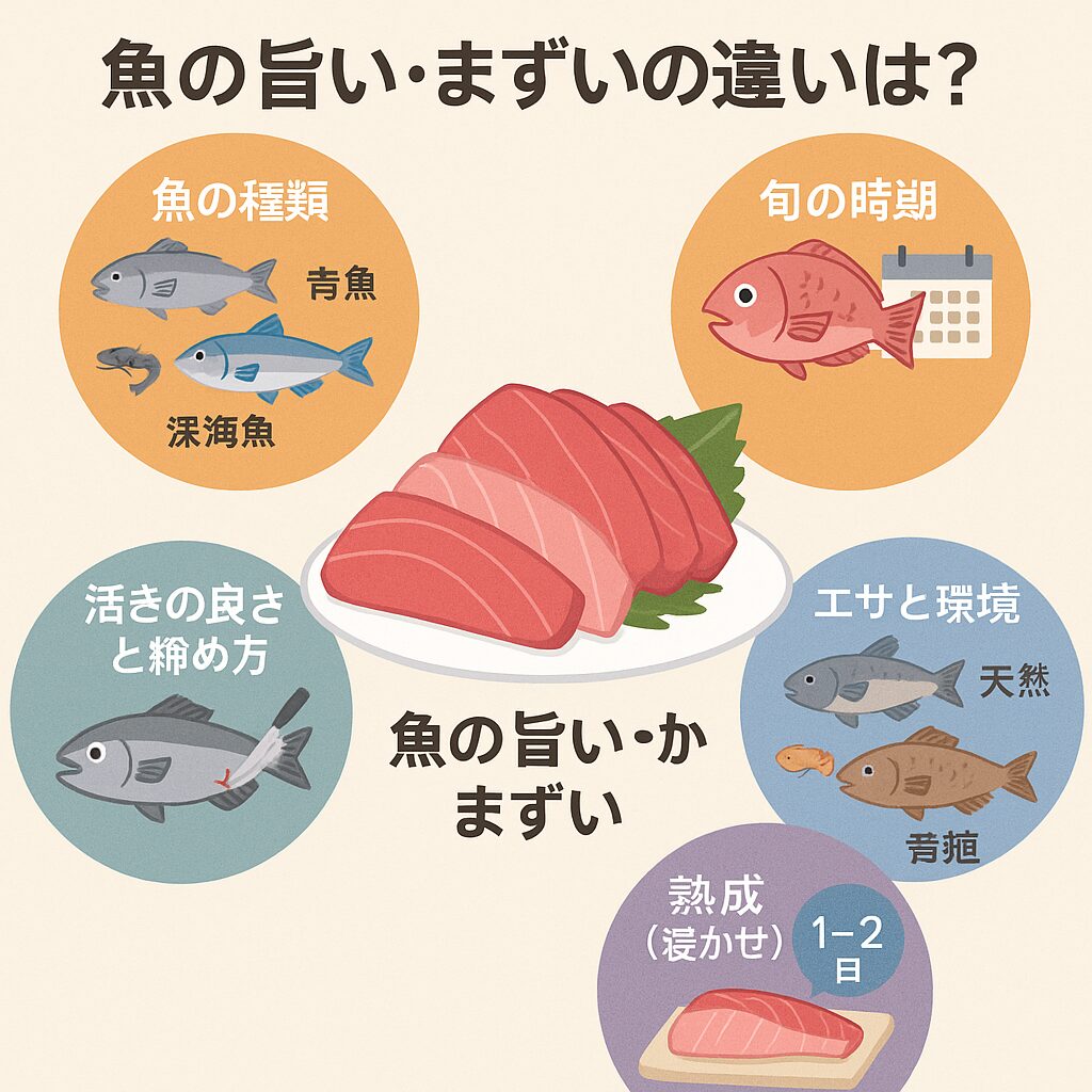 魚に旨いの本当の意味、実は誤用？真相を徹底解説