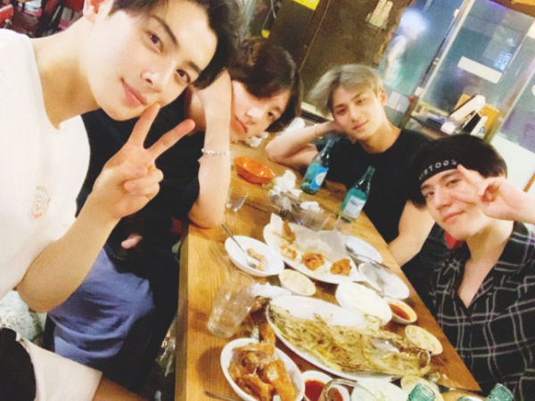 Jungkook Cha Eunwoo Mingyu Yugyeom Dinner