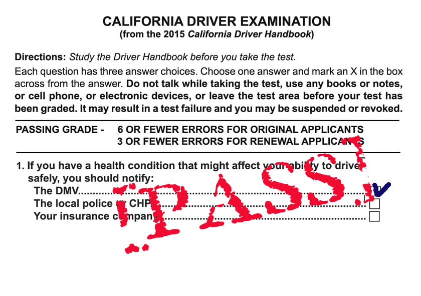 What Score Do You Need to Pass a Permit Test