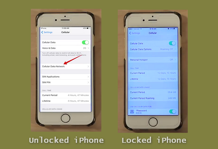 Unlocked Iphone vs Locked Iphone