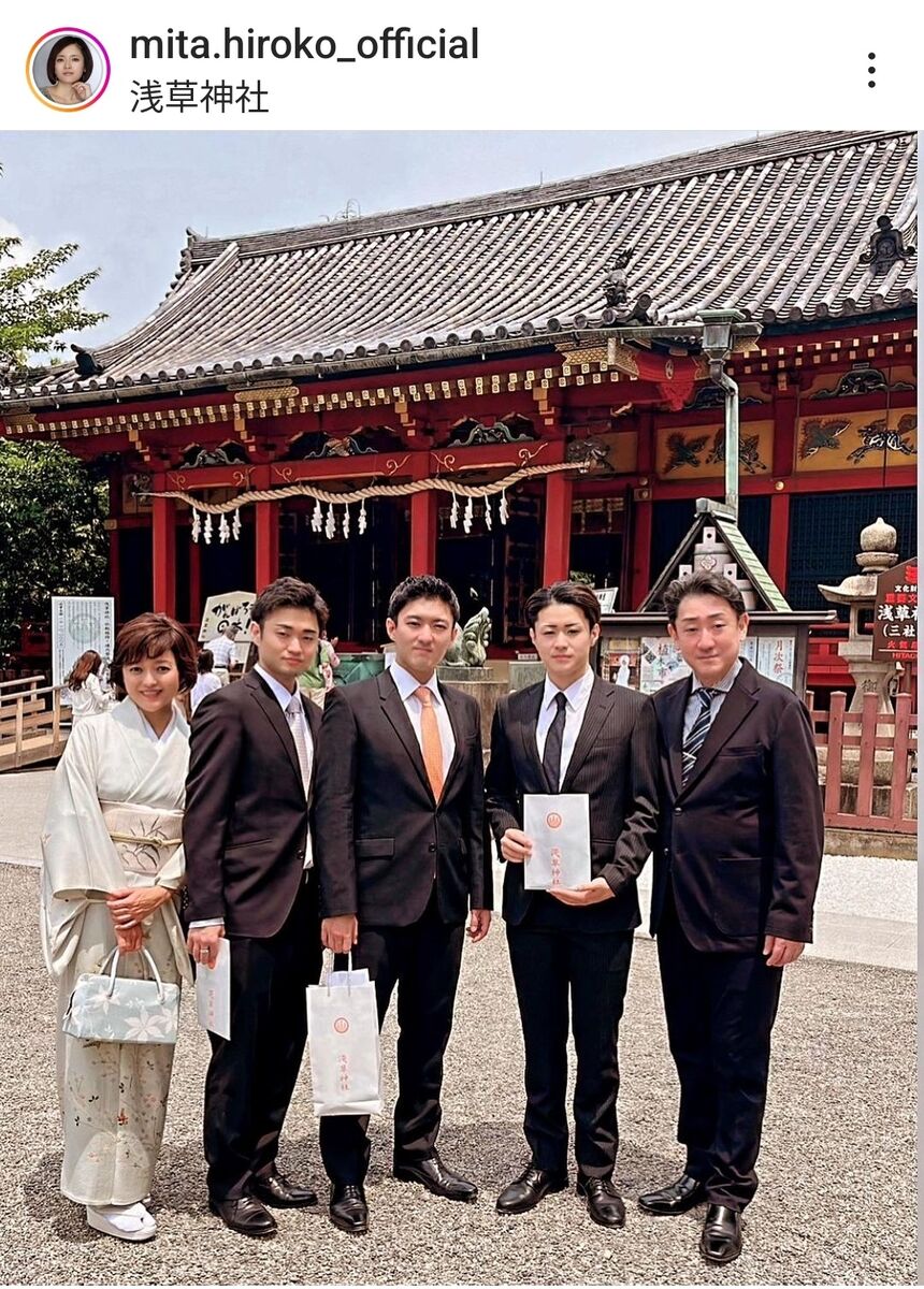 三田寛子の息子3人が魅せる現在！成駒屋を支える母の愛と舞台裏