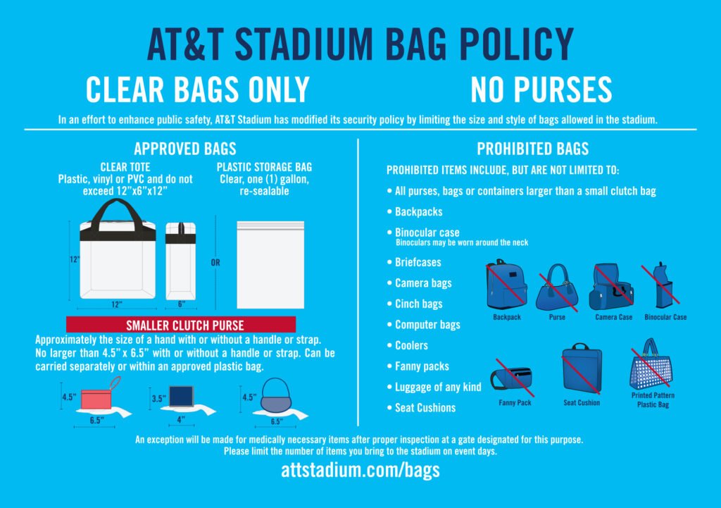 The National Bowl Bag Policy