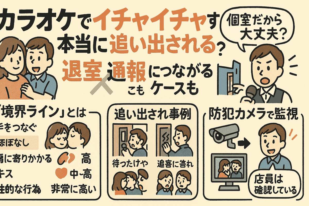 カラオケのキスで強制退室？防犯カメラと規約の境界線を徹底調査