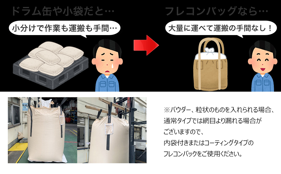 フレコンとは？トン袋との違いや種類・耐荷重・廃棄法を徹底解説