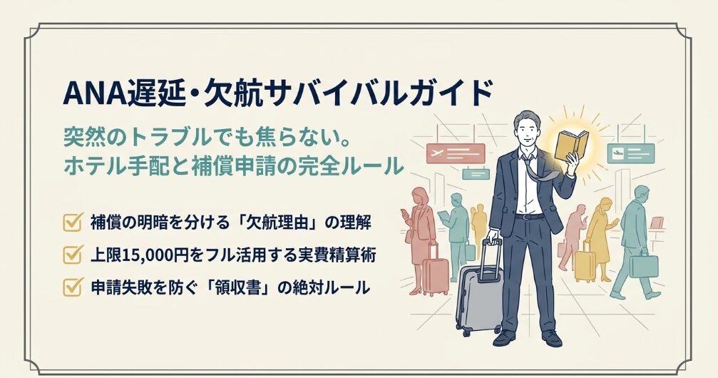 【2026年最新】Ana欠航の瞬間にどう動く？搭乗変更・返金・他社振替の回避マニュアルと神対応の裏ワザ