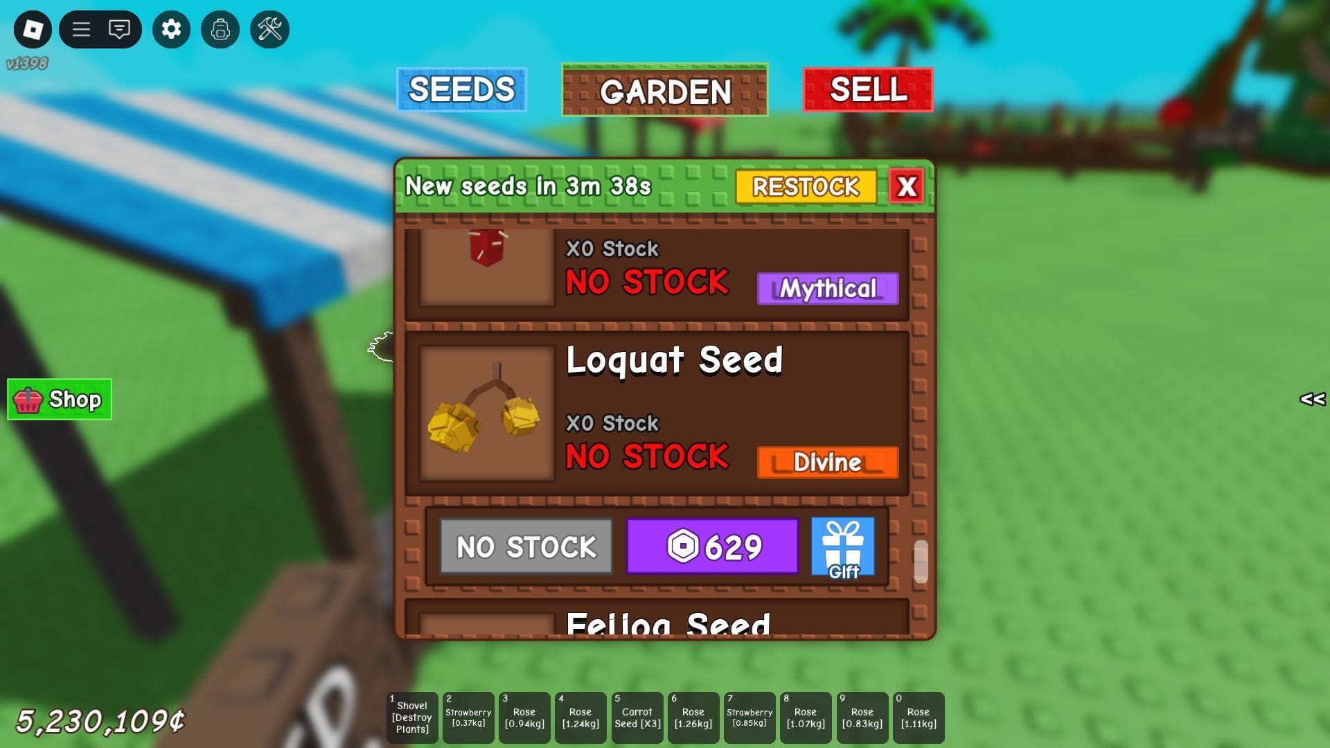 Loquat Seed Grow a Garden Roblox