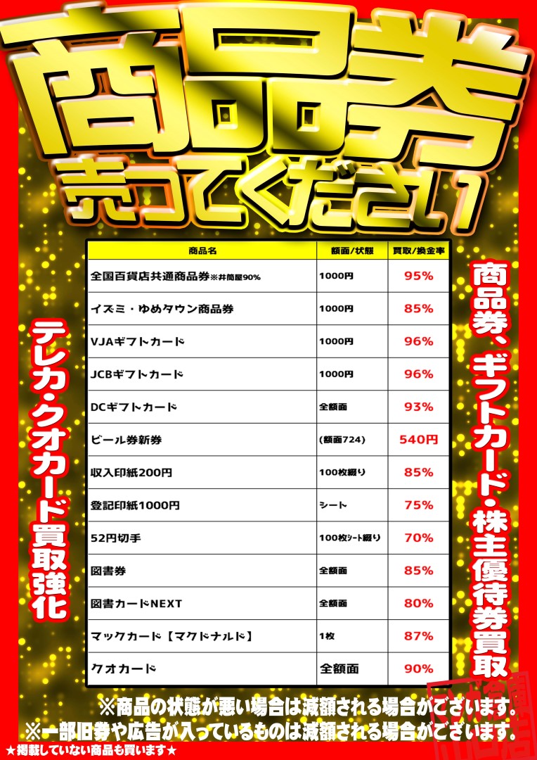 クオカードはいくらから買える？全券種の値段とおまけ額面を徹底解剖