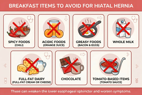 What Foods Not to Eat with Hiatal Hernia