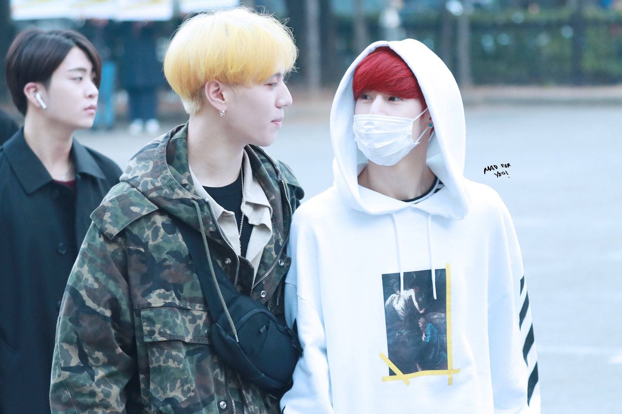 Yugyeom and Mark Ketchup and Mustard
