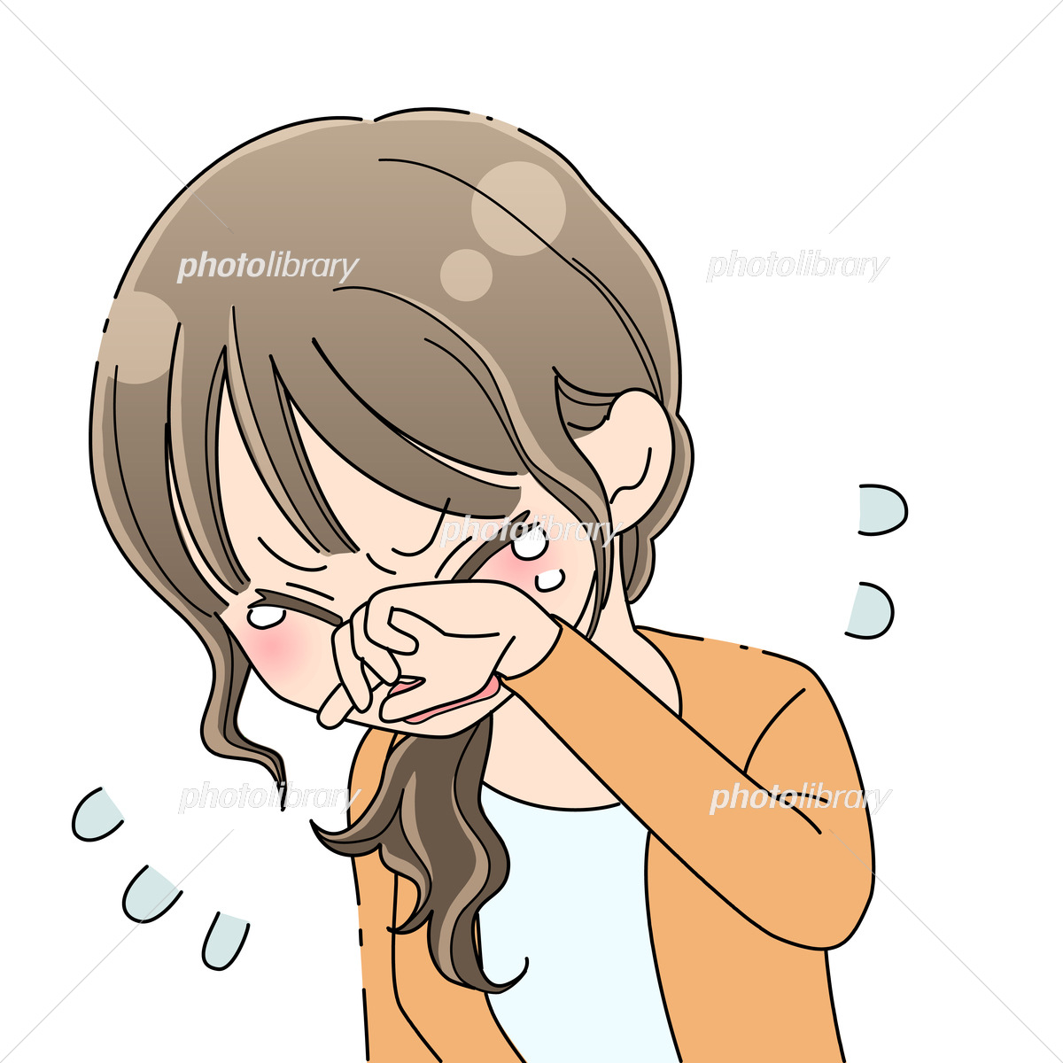 【商用Ok】泣いているイラスト無料素材＆心揺さぶる涙の描き方徹底解説