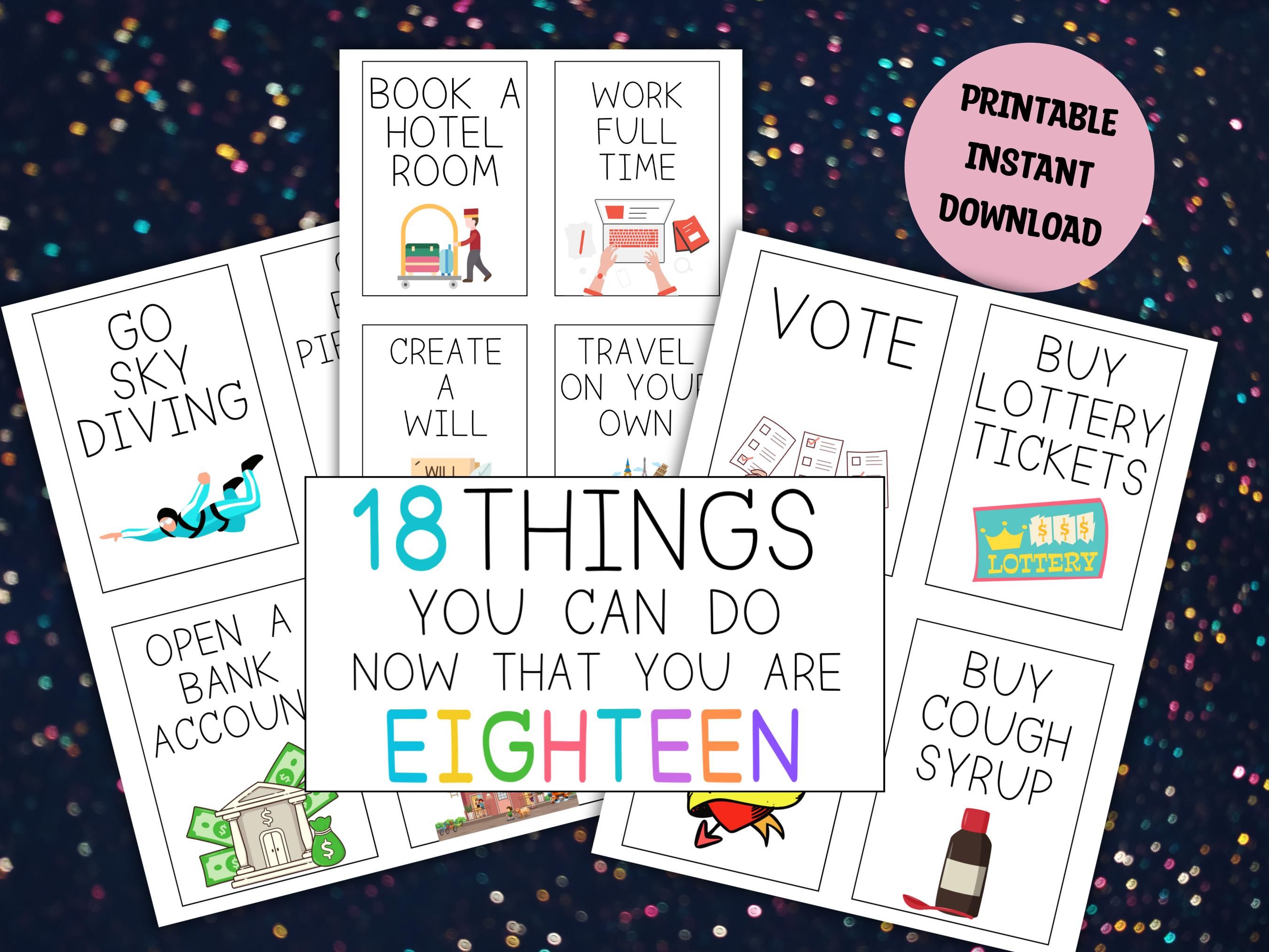 Things You Can Do at 18