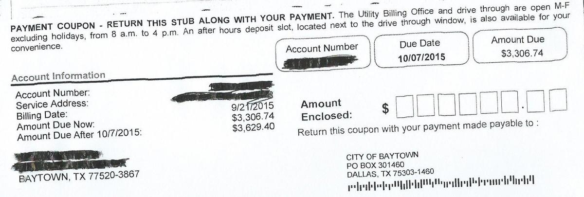 Baytown Utilities Pay