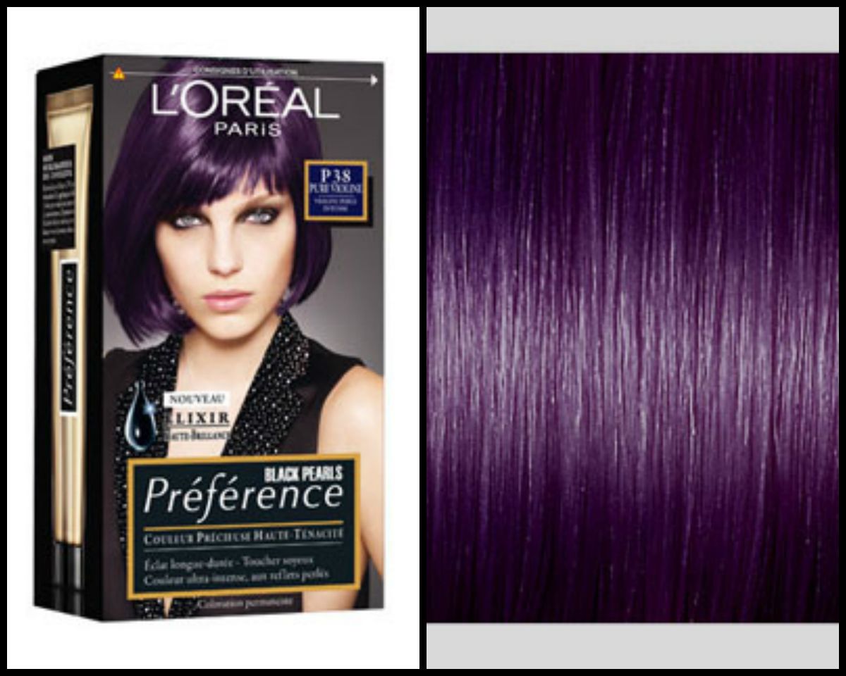 Dark Purple Hair Dye Permanent