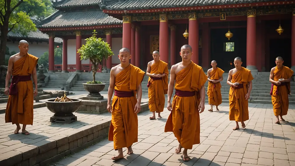 Buddhist Monk Daily Routine