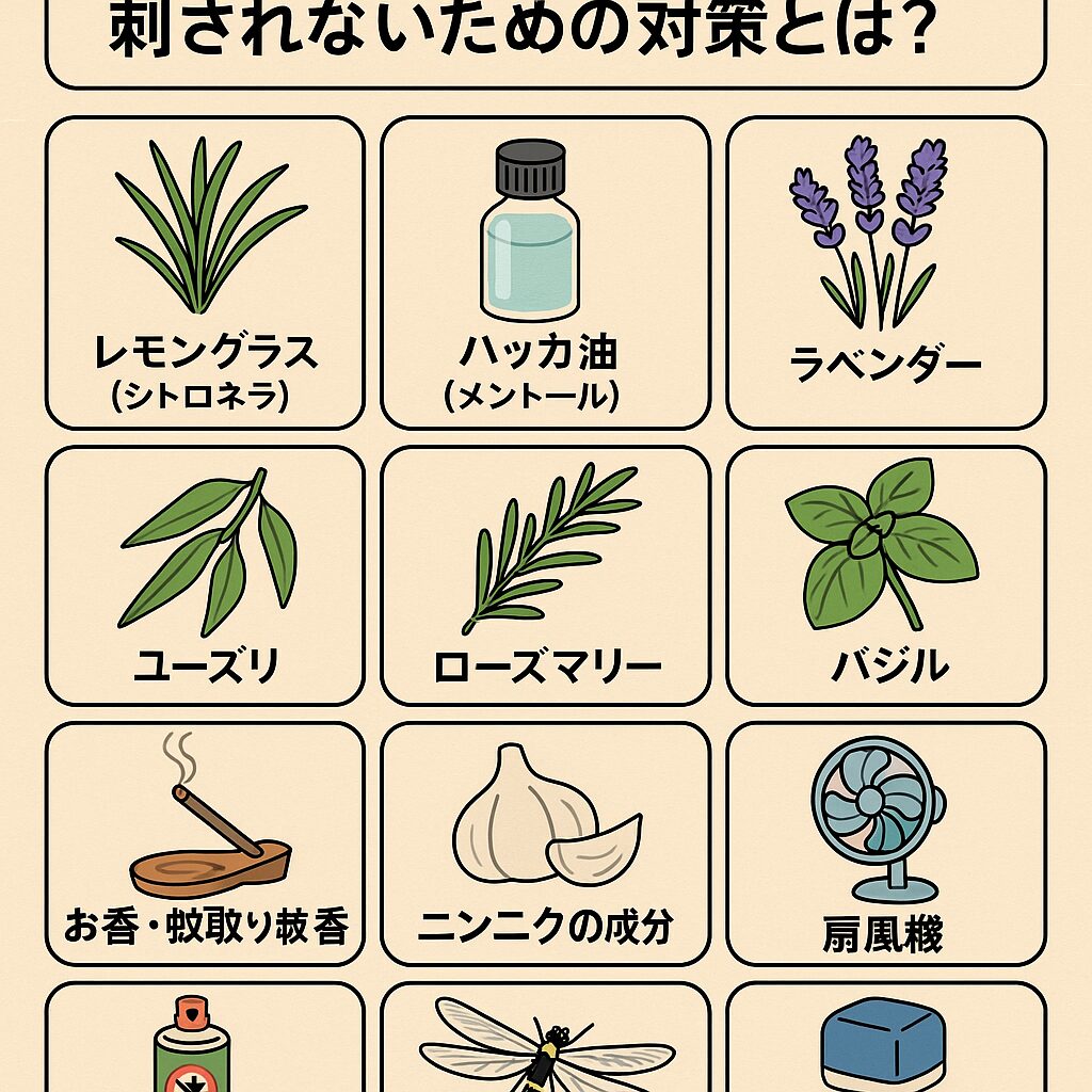 蚊が嫌いな匂いランキング！噂のアロマは本当に効く？科学で暴く撃退法