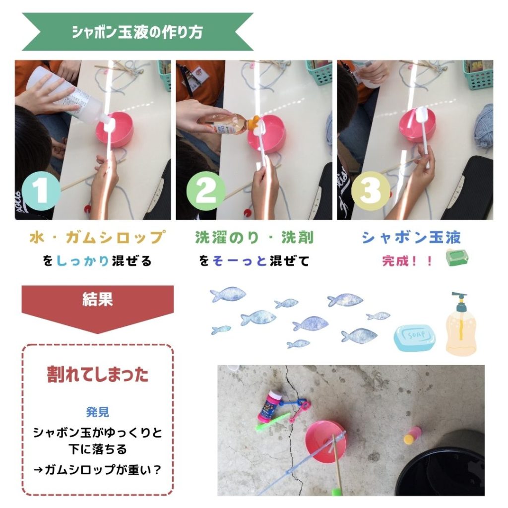 手で持てる割れないシャボン玉の作り方！家にある材料で挑む最強黄金比