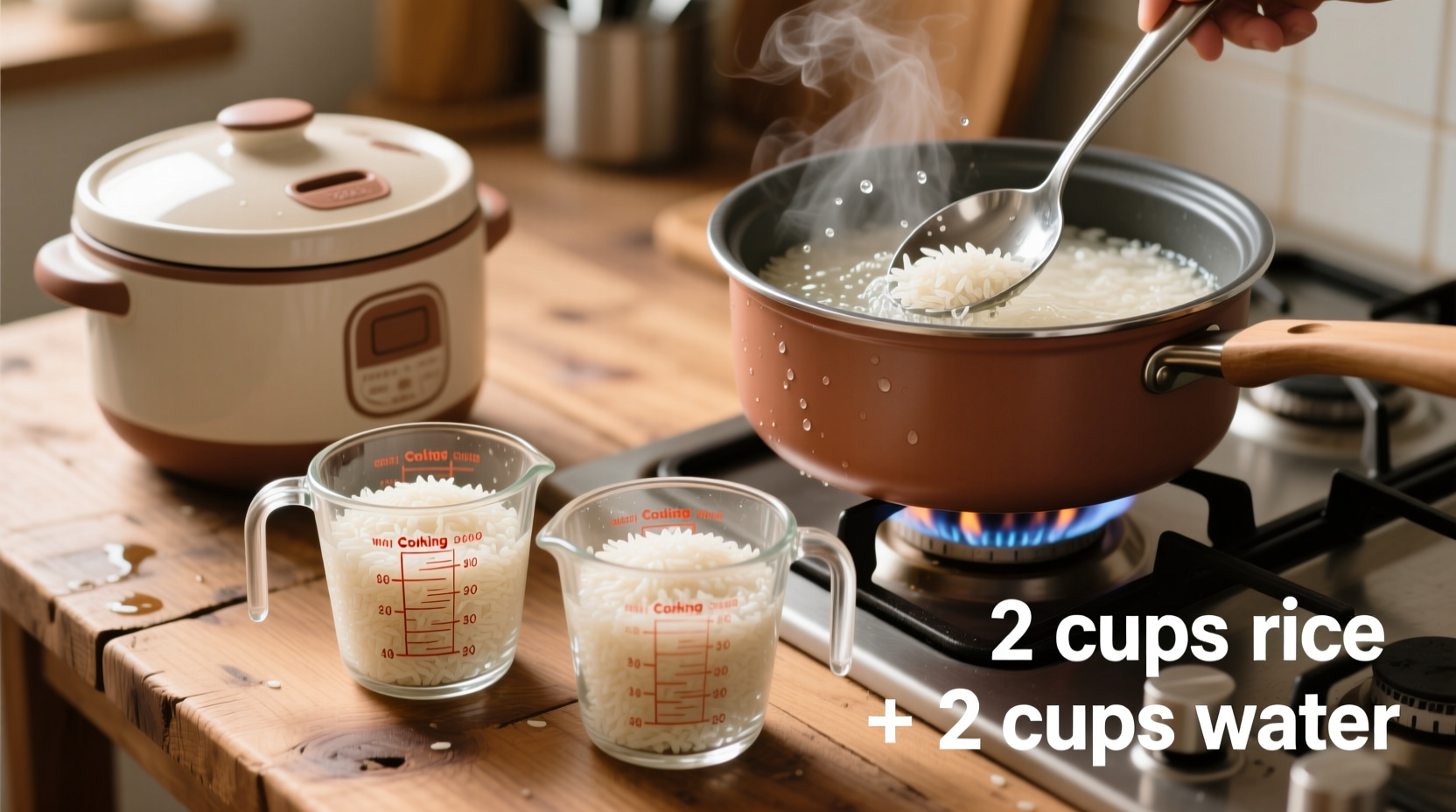 How to Cook Two Cups of Rice