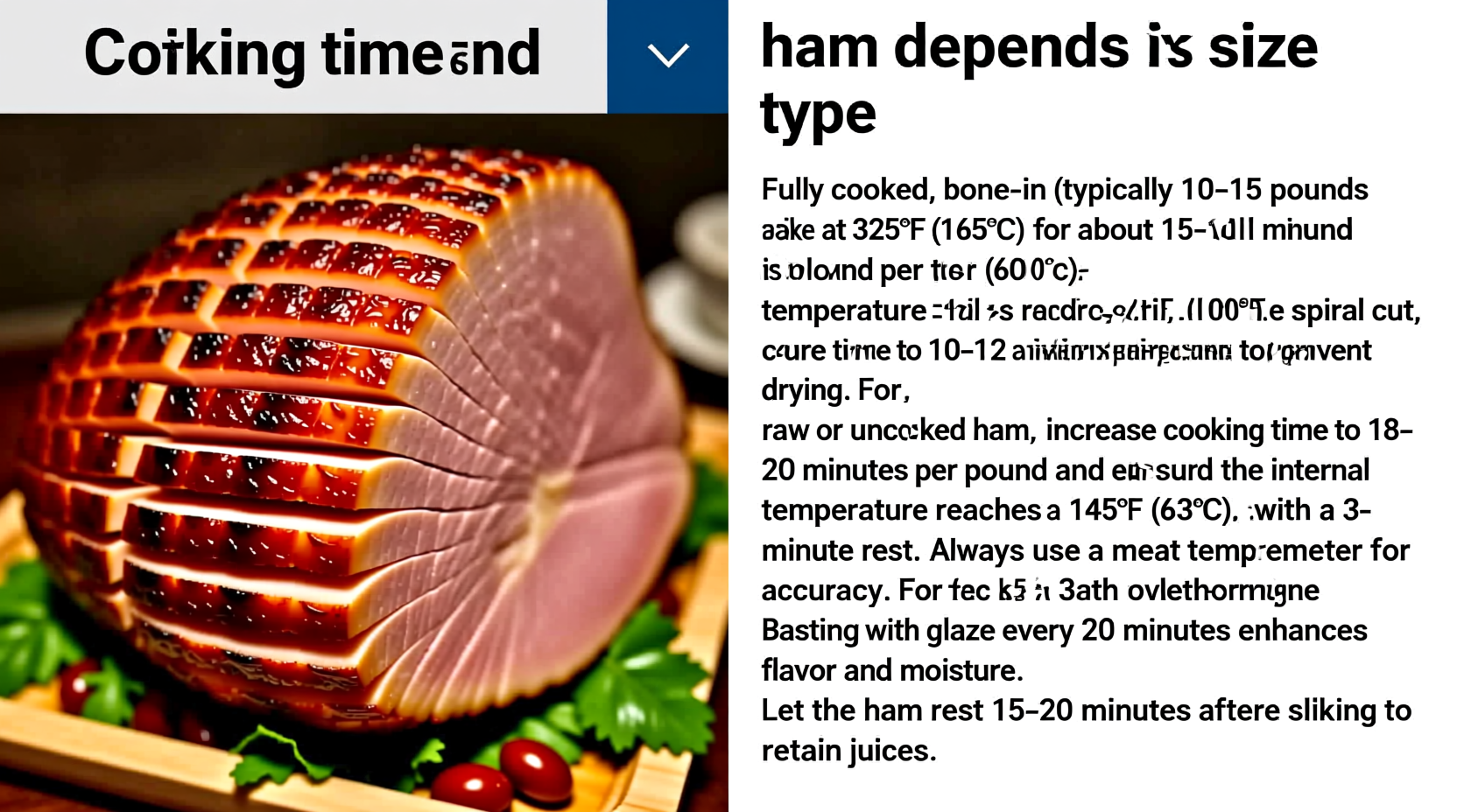 How Long Will a Cooked Ham Keep