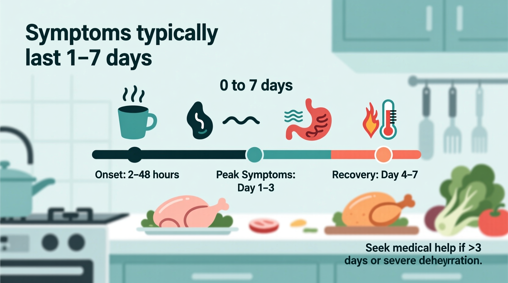 Food Poisoning Symptoms How Long Does It Last