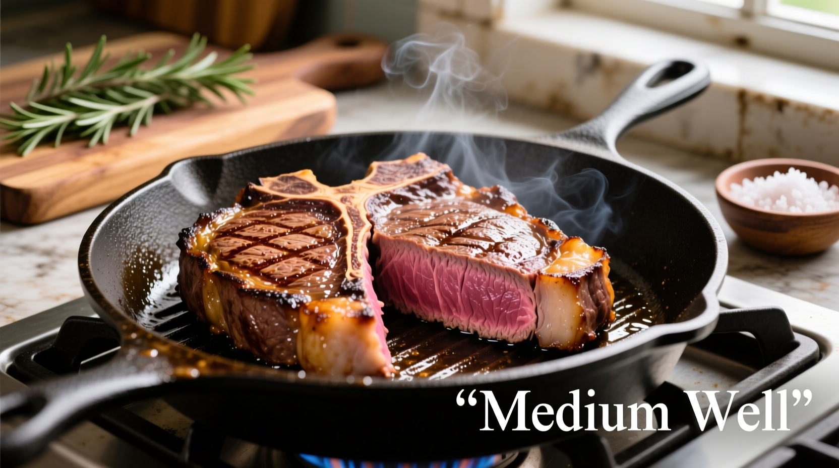 Beef Steak Medium Well