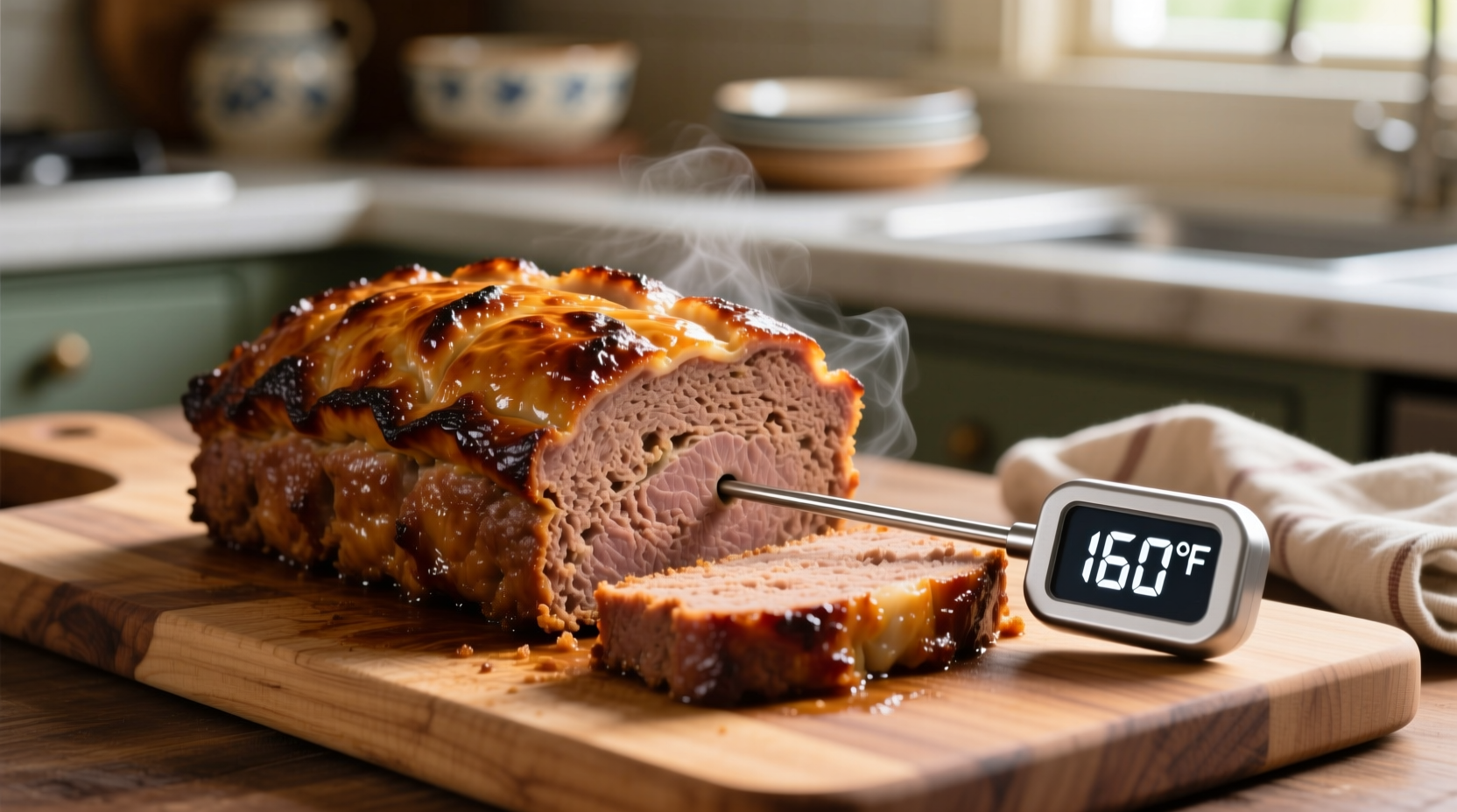 Temp to Bake Meatloaf in Oven