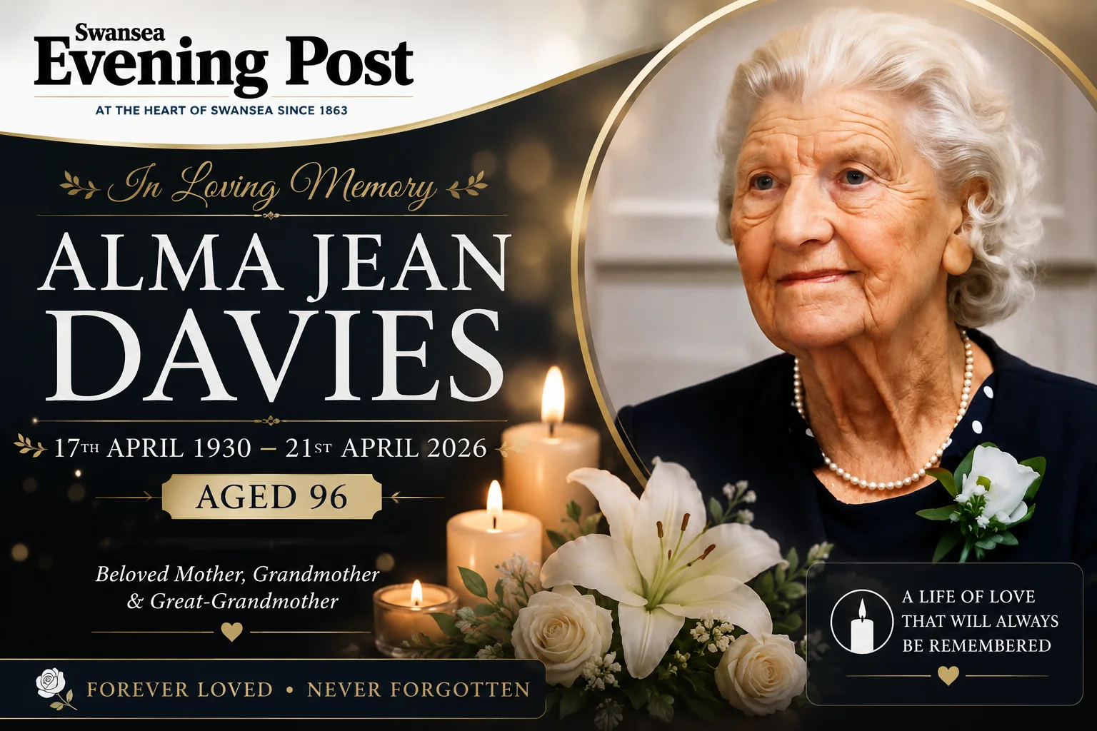 Evening Post Obituary Notices Swansea