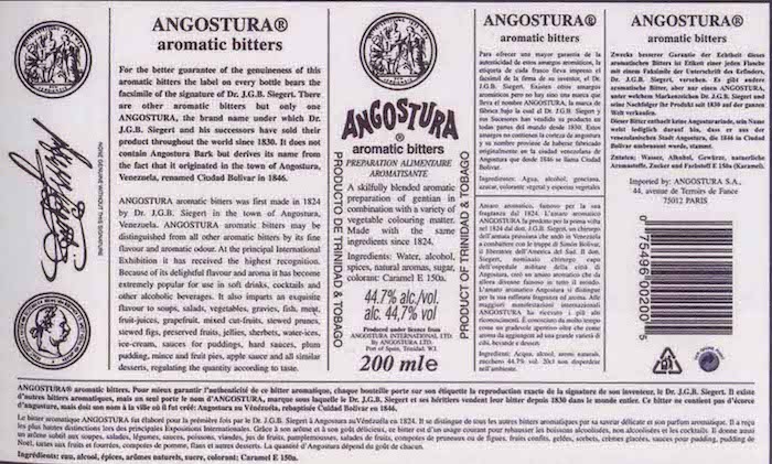 Angostura Bitters Expiration Date