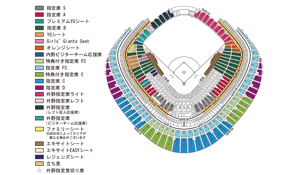 東京ドームのレフト席完全解剖！見え方と巨人・ビジター境界線の真実