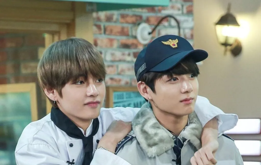 Are v and Jungkook Friends