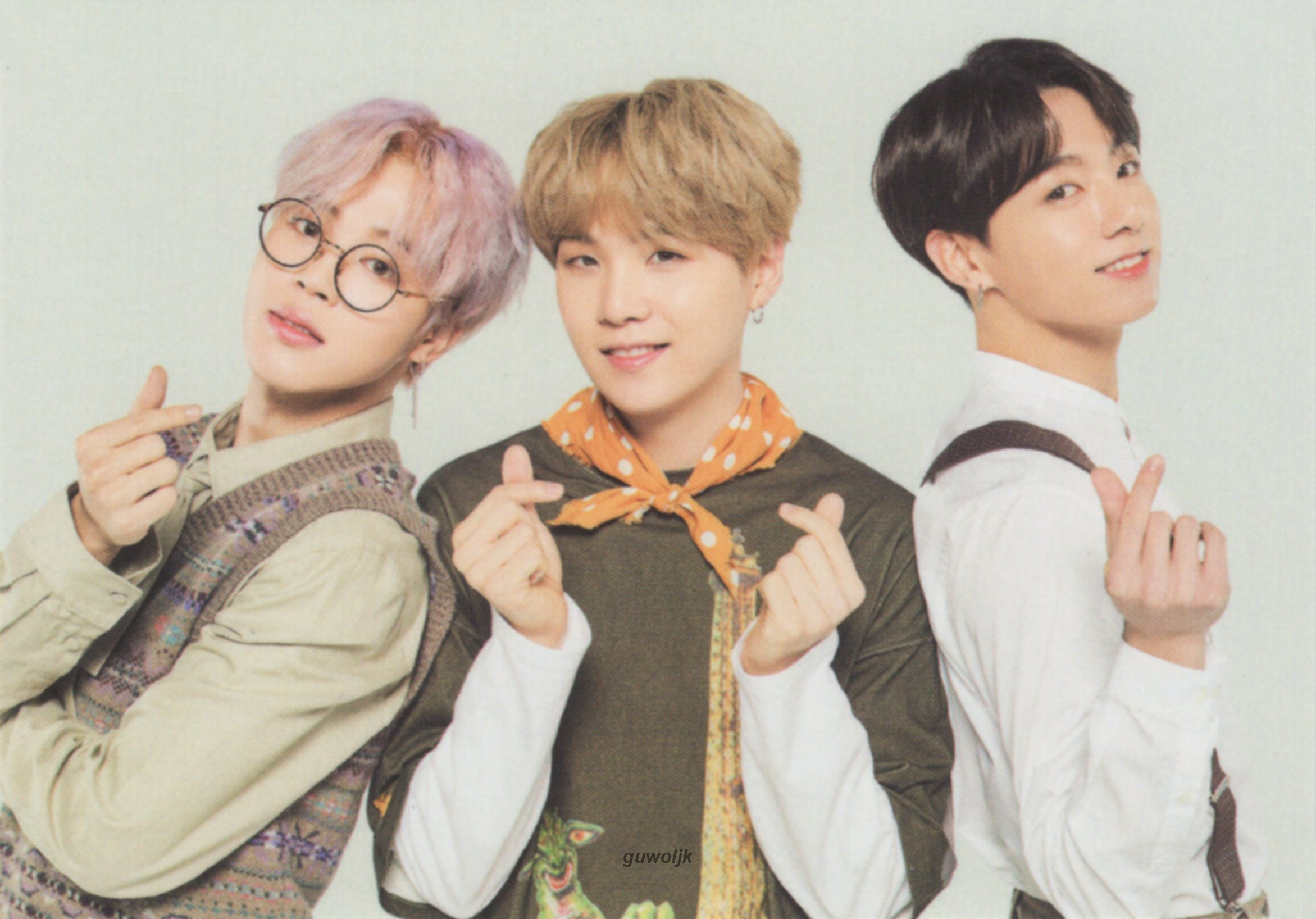 Bts Jimin Suga and Jungkook