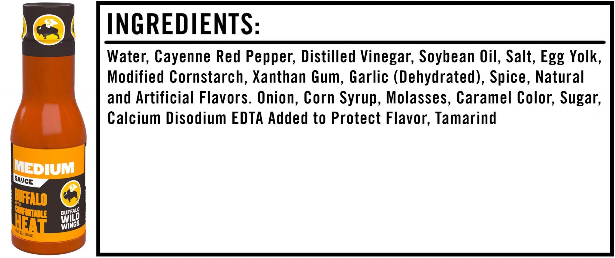 Ingredients in Buffalo Wild Wings Sauces