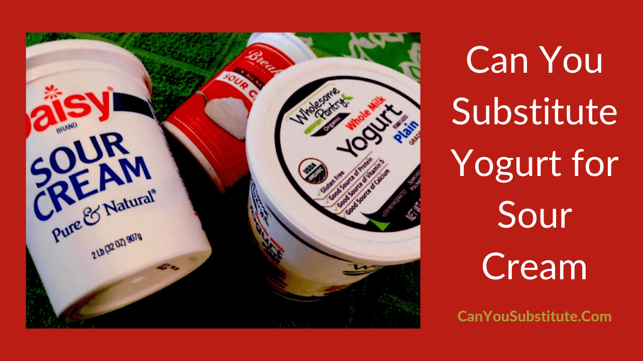 Can You Sub Yogurt for Sour Cream