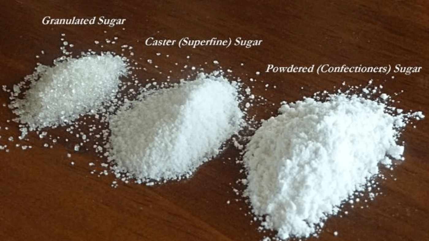 Powdered Sugar for Granulated Sugar