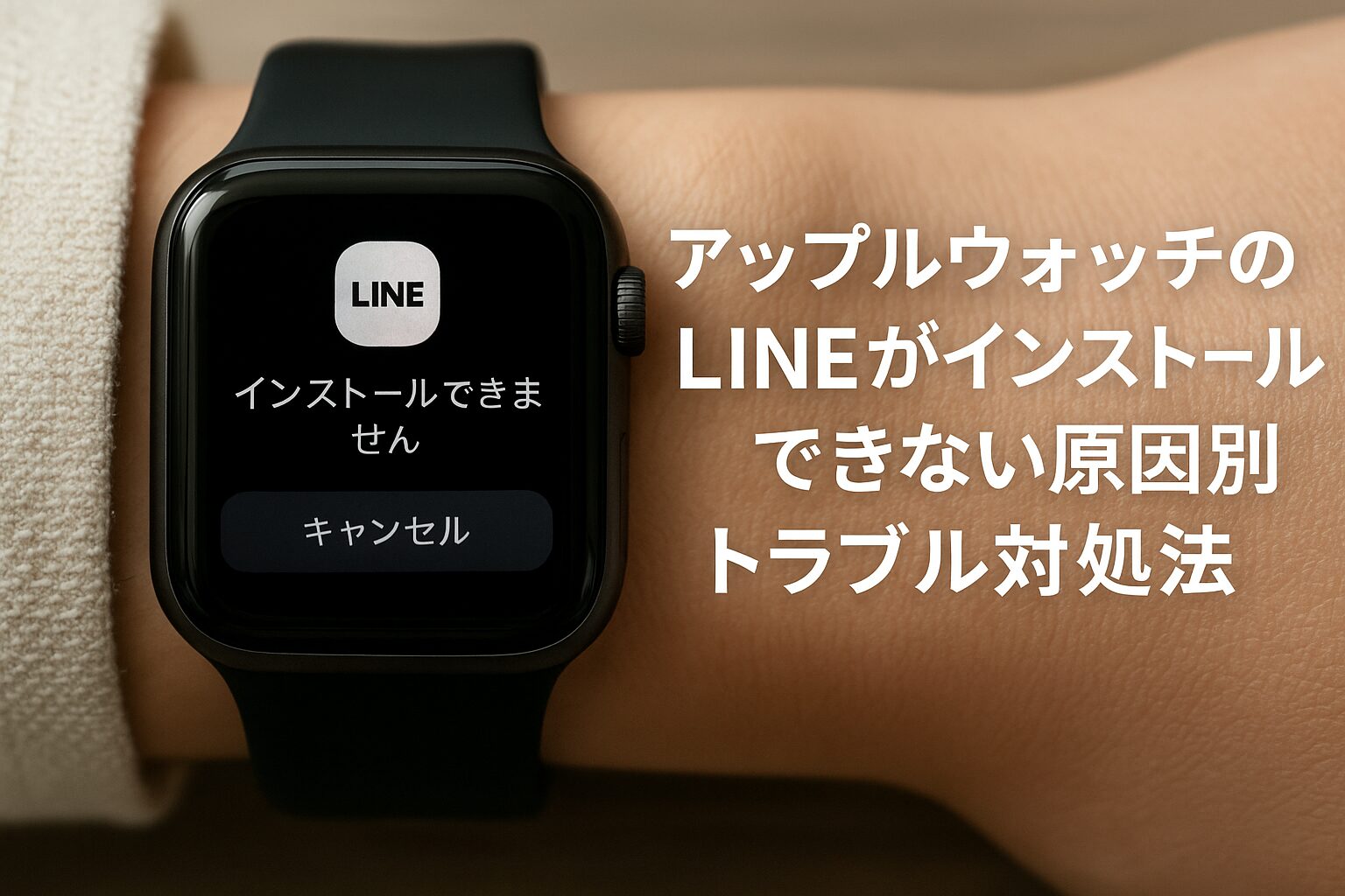 Apple WatchでLineが使えない？通知や返信トラブルを最新解決