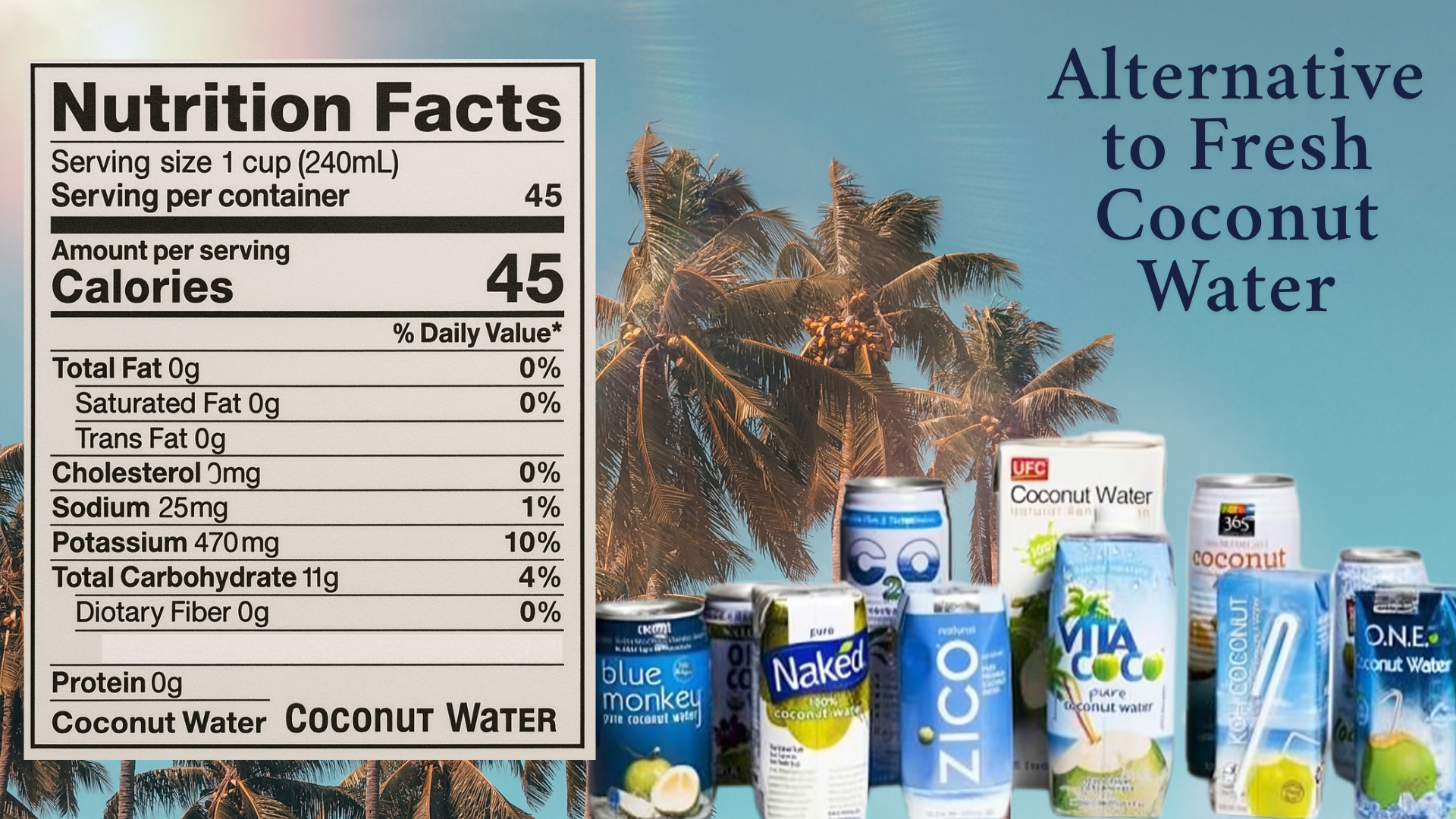 Vitamins in Coconut Water