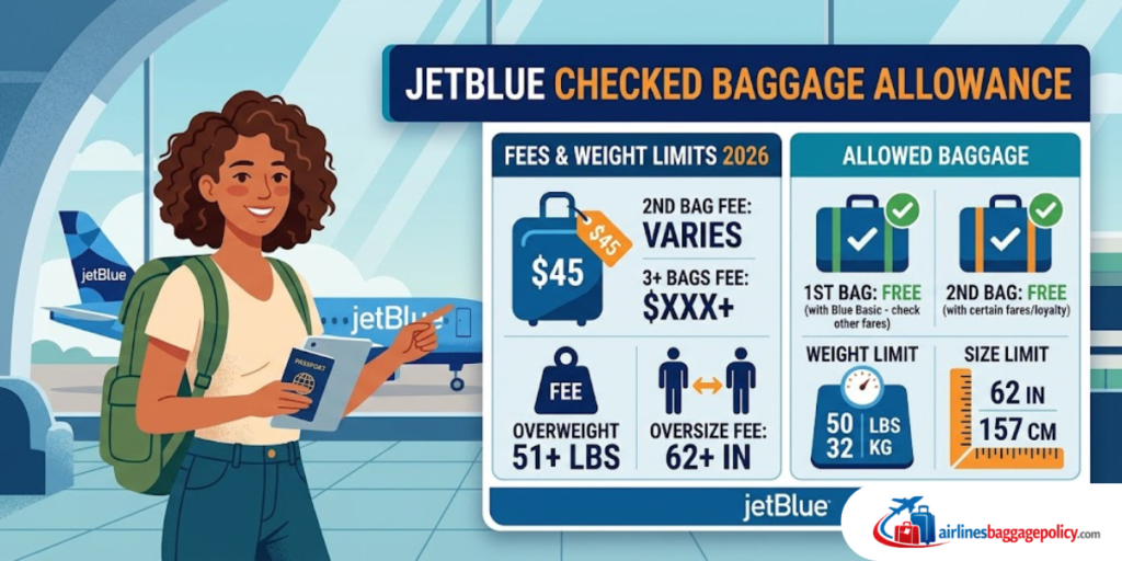 Jetblue Cheked in Bag Policy