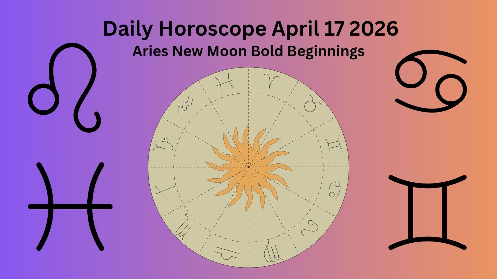 Astrologers Provide Daily Horoscopes and Predictions for April 17
