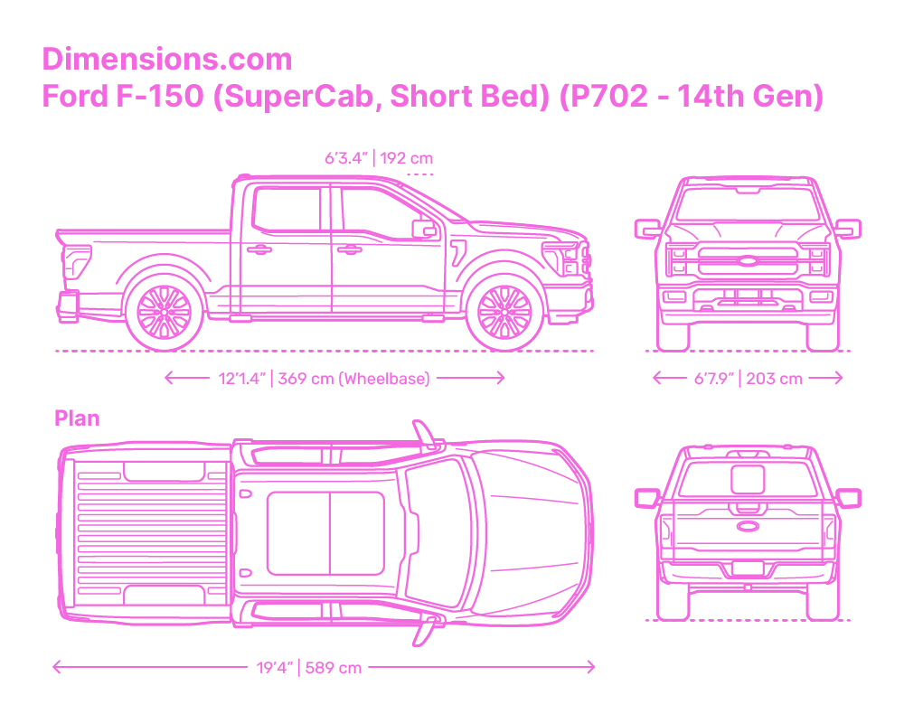 2026 Ford F150 Dimensions